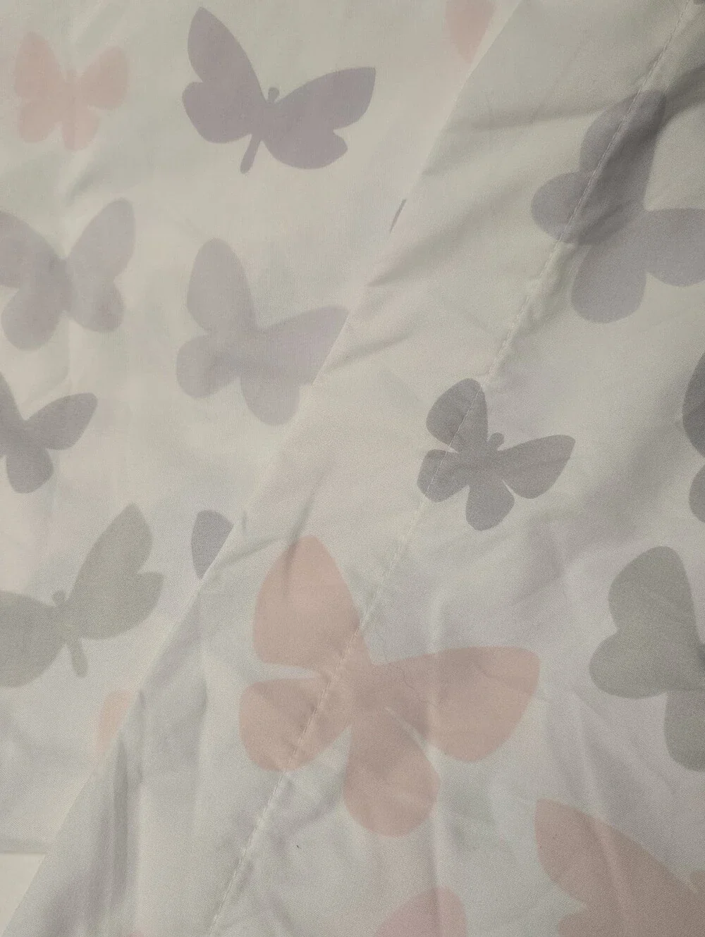 Butterfly Print Twin Flat, Fitted Sheet One Single Standard Pillow Case